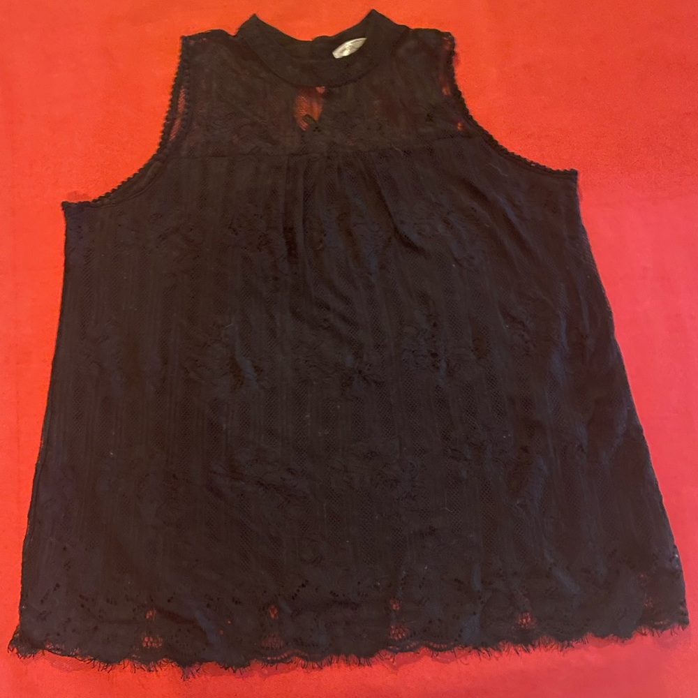 Eve Black Lace Blouse